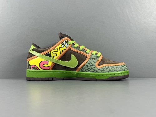 Nike Dunk SB Low De La Soul Unisex Classic Graffiti Burst Pattern Casual Board Shoes