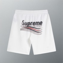 Balenciaga×Supreme Classic Couple Cola Letter Printed Casual Loose Shorts