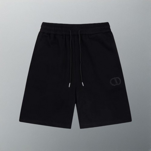 Dior Classic Fashion Unisex 3D Embroidered Logo Casual Loose Shorts