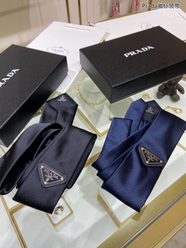 Prada Classic Triangle Tie