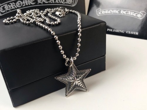 Chrome Hearts New Stars Pendant Unisex Fashion Street Retro Necklace