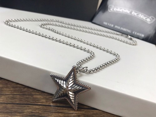 Chrome Hearts New Stars Pendant Unisex Fashion Street Retro Necklace