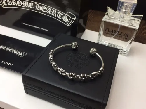 Chrome Hearts Cross Petal Open Bracelet Fashion Retro Street Bracelet