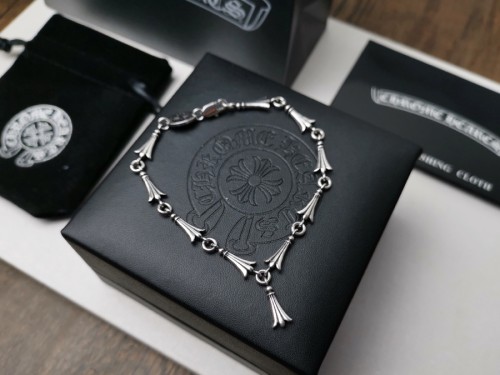 Chrome Hearts Fashion Fishtail Shape Chain Bracelet Unisex Punk Street Bracelet