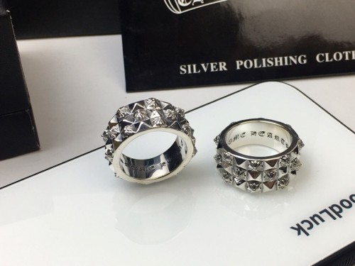 Chrome Hearts Fashion  Cruciferous Ring Unisex Vintage Punk Street Ring