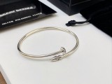 Chrome Hearts Fashion Bullet Head Open Cross Bracelet Retro Punk Bracelet