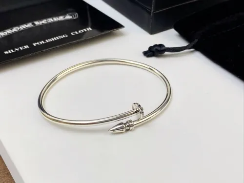 Chrome Hearts Fashion Bullet Head Open Cross Bracelet Retro Punk Bracelet