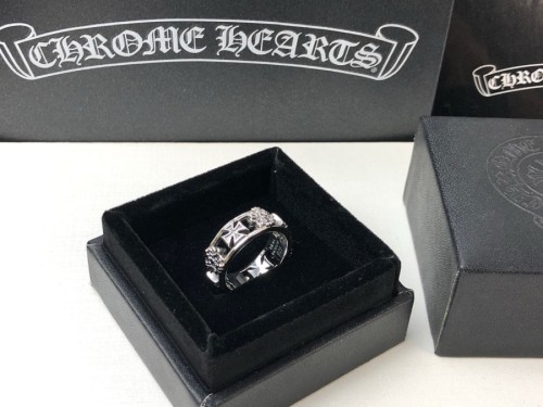 Chrome Hearts Vintage Hollow Ring Unisex Casual Street Punk Ring