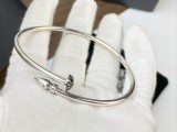 Chrome Hearts Fashion Bullet Head Open Cross Bracelet Retro Punk Bracelet