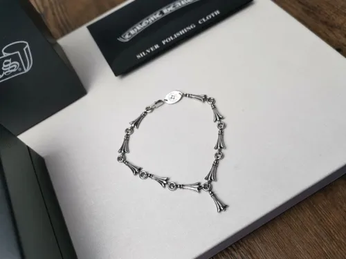 Chrome Hearts Fashion Fishtail Shape Chain Bracelet Unisex Punk Street Bracelet