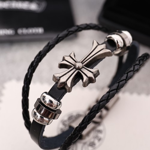 Chrome Hearts Fashion Cross Bracelet Unisex Vintage Street Punk Bracelet