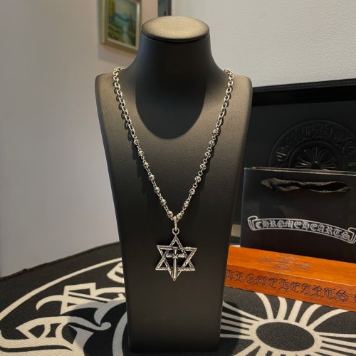 Chrome Hearts Fashion Classic Star Pendant Unisex Street Vintage Punk Necklace