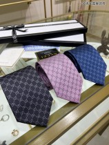 Gucci Classic Double G Logo Jacquard Tie