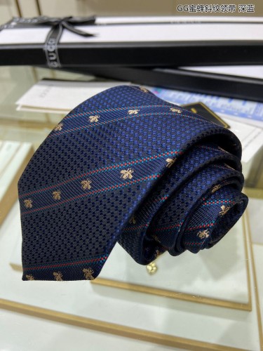Gucci Classic Double GG Bee Twill Tie