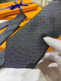 Louis Vuitton Men's Tie Classic Logo Pattern Jacquard Tie