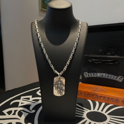 Chrome Heearts Classic Vintage Cross Pendant Necklace Unisex Punk Street Necklace