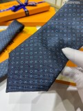 Louis Vuitton Men's Tie Classic Logo Pattern Jacquard Tie