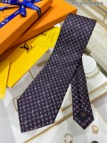 Louis Vuitton Classic Men's Tie Logo Pattern Tie
