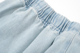 FEAR OF GOD ESSENTIALS Drawstring Jeans Pants Men Sports Denim Pants