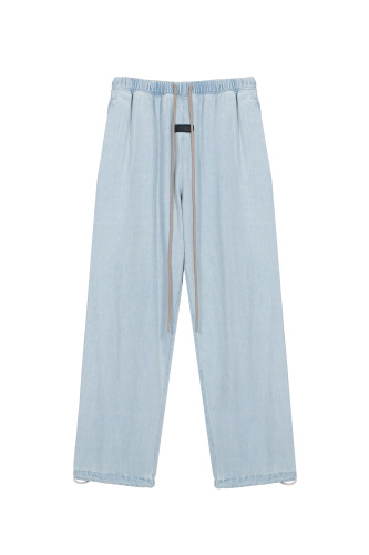 FEAR OF GOD ESSENTIALS Drawstring Jeans Pants Men Sports Denim Pants