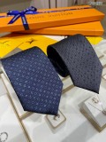 Louis Vuitton Men's Tie Classic Logo Pattern Jacquard Tie