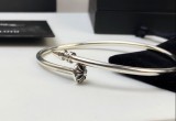 Chrome Hearts Fashion Bullet Head Open Cross Bracelet Retro Punk Bracelet