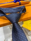 Louis Vuitton Men's Tie Classic Logo Pattern Jacquard Tie