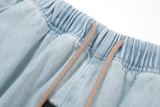 FEAR OF GOD ESSENTIALS Drawstring Jeans Pants Men Sports Denim Pants