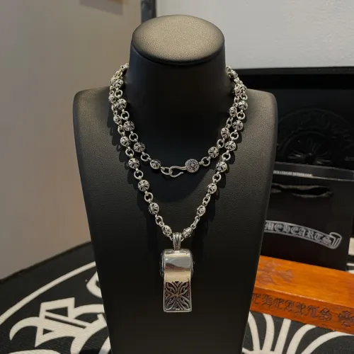 Chrome Hearts Fashion Classic Vintage Cross Pendant Unisex Punk Street Retro Necklace