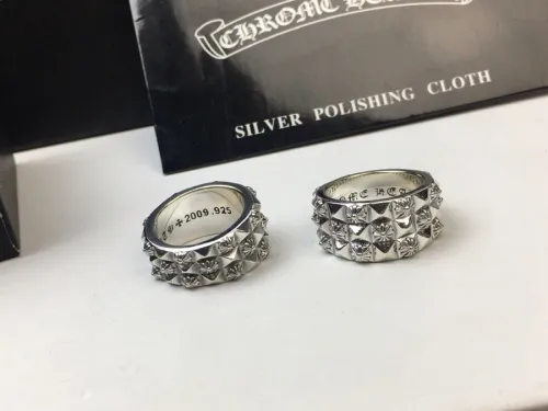 Chrome Hearts Fashion  Cruciferous Ring Unisex Vintage Punk Street Ring