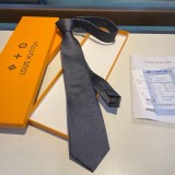 Louis Vuitton Personality Small Logo Jacquard Tie Men's Tie