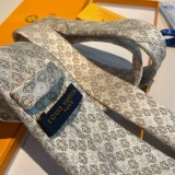 Louis Vuitton Personality Small Logo Jacquard Tie Men's Tie