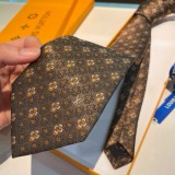 Louis Vuitton Personality Small Logo Jacquard Tie Men's Tie