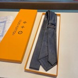 Louis Vuitton Personality Small Logo Jacquard Tie Men's Tie