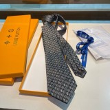 Louis Vuitton Personality Small Logo Jacquard Tie Men's Tie