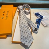 Louis Vuitton Personality Small Logo Jacquard Tie Men's Tie