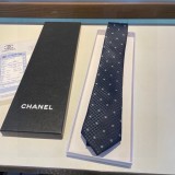 Chanel Exquisite Double C Small Logo Tie for Men's Classic Tie