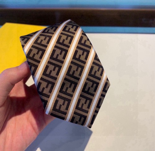 Fendi New FF Jacquard Collar Tie Men's Classic Tie