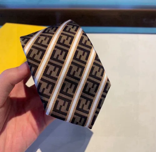 Fendi New FF Jacquard Collar Tie Men's Classic Tie
