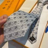 Louis Vuitton Personality Small Logo Jacquard Tie Men's Tie