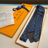 Louis Vuitton Personality Small Logo Jacquard Tie Men's Tie