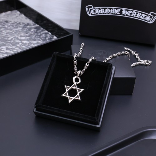 Chrome Hearts Fashion Classic Star Pendants Unisex Vintage Street Necklace