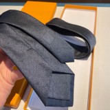 Louis Vuitton Personality Small Logo Jacquard Tie Men's Tie