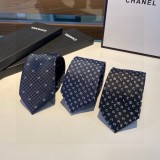 Chanel Exquisite Double C Small Logo Tie for Men's Classic Tie