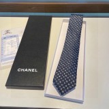 Chanel Exquisite Double C Small Logo Tie for Men's Classic Tie