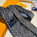 Louis Vuitton Personality Small Logo Jacquard Tie Men's Tie