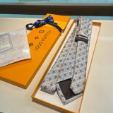 Louis Vuitton Personality Small Logo Jacquard Tie Men's Tie