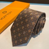 Louis Vuitton Personality Small Logo Jacquard Tie Men's Tie