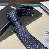 Chanel Exquisite Double C Small Logo Tie for Men's Classic Tie