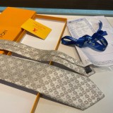 Louis Vuitton Personality Small Logo Jacquard Tie Men's Tie